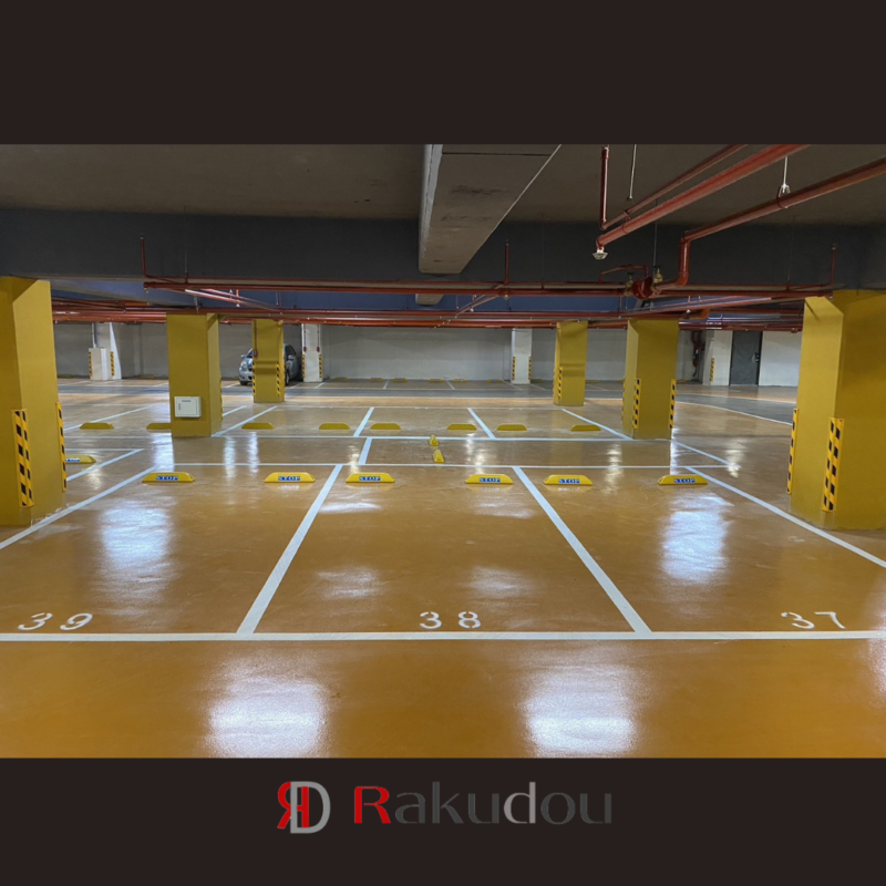 施工示意 彩紋防撞條 RV-90